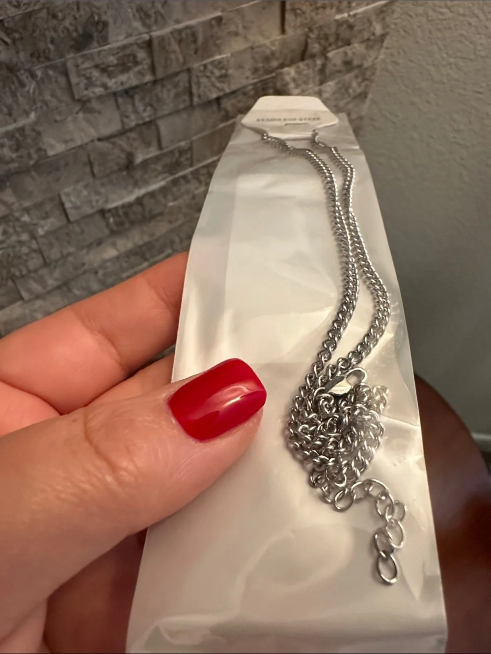 Fashion Jewelry Silver-Tone Cross Pendant Necklace